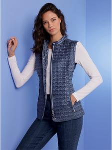 Creation L Легкая пуховая куртка дымчато-синего цвета