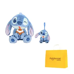 Плюшевая кукла Disney Lilo & Stitch, милая и забавная, большие кокосовые куклы, подвеска/плюшевая кукла, высота 11см/30см POTDEMIEL