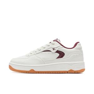 XTEP Износостойкие и легкие низкие скейтерские кроссовки женские бело-красные, цвет White Red