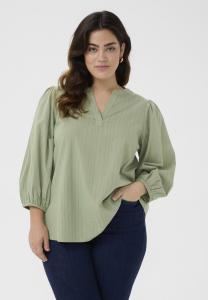 Блуза JOLISA Kaffe Curve, зеленый