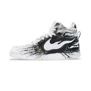 Nike Кроссовки Court Borough Mid top Skateboard мужские черно-белые