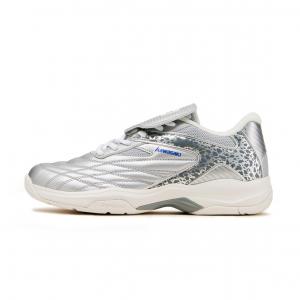 Низкие кроссовки для бадминтона Millennial с амортизацией, противоскользящие и износостойкие, унисекс Kawasaki, Shimmering Silver