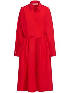 Marni платье миди, красный