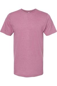 Футболка унисекс из тонкого джерси Tultex, цвет heather cassis