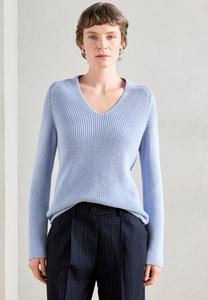 Джемпер Marc O'Polo LONGSLEEVE V NECK, Soft Sea/Light Blue