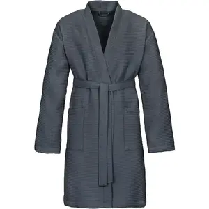 Unisex-халат Рим, идеальный для сауны и СПА, гостиничный халат, утренний халат, 1 шт., для женщин и мужчин, структура вафельного пике, легкого качества Vossen, Flanell