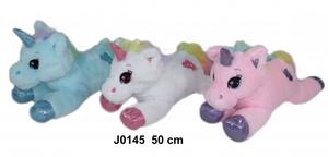 Плюшевая игрушка-талисман ЕДИНОРОГ Cuddly Horse 50см SUNDA mix Sun-Day