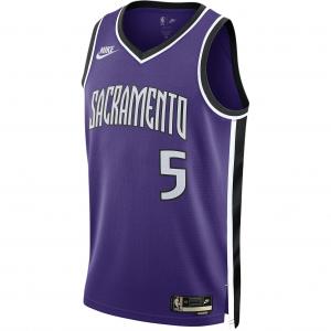 Джерси De'Aaron Fox Sacramento Kings 2024/25 Hardwood Classics мужская Dri FIT NBA Swingman Nike, фиолетовый