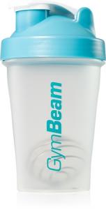 Спортивный шейкер GymBeam Blend Bottle, Transparent & Blue 400 ml
