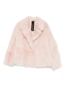 Куртка из овчины с зазубренными лацканами Blancha, розовый