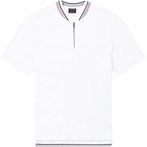 Футболка-поло AE FW25 мужская ARMANI EXCHANGE, белый