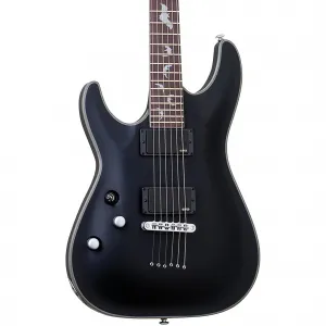 Электрогитара Schecter Guitar Research Damien Platinum 6 для левшей, сатиново-черная