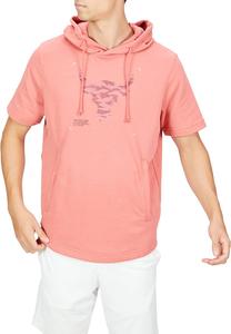 Under Armour мужская толстовка с коротким рукавом Project Rock Charged Cotton, Deco Rose/Summit White