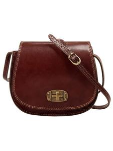 сумка через плечо коричневого цвета piké