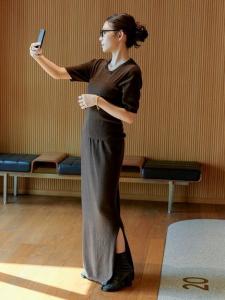 Вязаное платье с бюстье Miesrohe, цвет Brw[058]