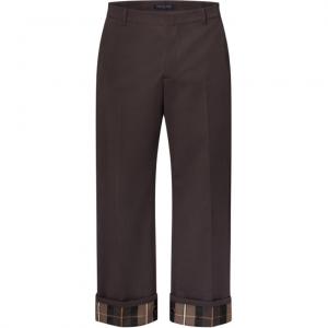 Укороченные брюки чинос LOUIS VUITTON, коричневый