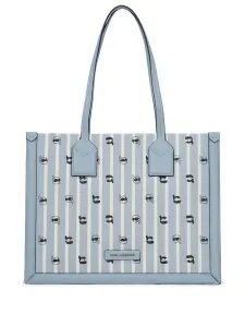 Сумка-тоут Ikon среднего размера KARL LAGERFELD, синий