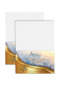 2 простыни на резинке из органического хлопка Aspero, цвет в ассортименте