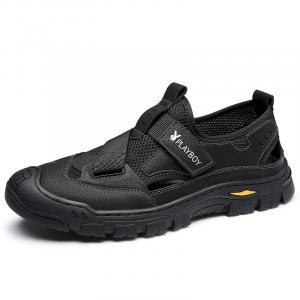 Playboy Мужские туристические ботинки для речного треккинга черные, цвет Black