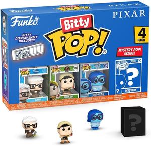 Funko POP! Pixar Bitty Pop, 4 упаковки, 2,5 см, Карл Рассел, грусть