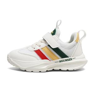 Детские кроссовки для бега с противоскользящей амортизацией, износостойкие, дышащие Mulinsen, фиолетовый