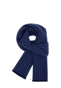 Шарф Boggi Milano DRILL, Navy Blue/Blue
