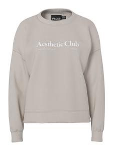 PIECES Свитшот 'PCRisso' в светло-сером цвете
