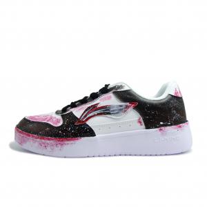 Li Ning Floating Boat легкие и дышащие низкие кроссовки для скейтбординга Unisex Li-Ning, розовый черный