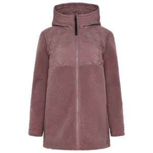 Женская флисовая куртка-биби с застежкой-молнией 2 Didriksons, Faded Wine