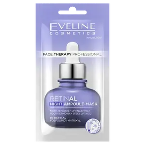 Кремовая ночная маска для лица, 8 мл Eveline Cosmetics Face therapy professional