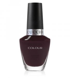 Cuccio 6056, Бордовый черный лак для ногтей, Румыния темный, 13 мл