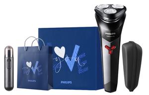 Бритва S1113 Rotary, нержавеющая сталь, тройное лезвие, водонепроницаемая, перезаряжаемая, портативная PHILIPS