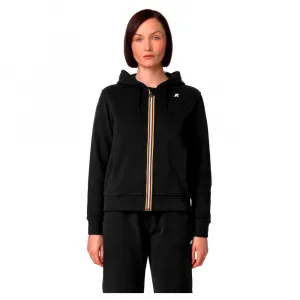 Толстовка K-way Deline Fleece Peach full zip, черный