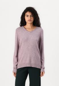 Джемпер VILA VIRIL L/S V-NECK TOP, Toadstool/Mauve