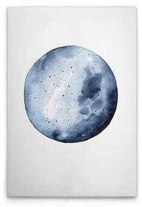 Картина на холсте A.S. Création Blue Moon цвет weissblau