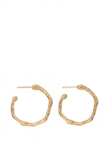 Текстурные серьги-кольца Forte Forte, золотой