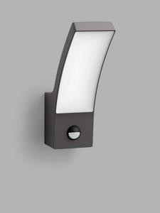 Светильник Splay LED с датчиком движения PIR для наружной установки на стену Philips, Anthracite