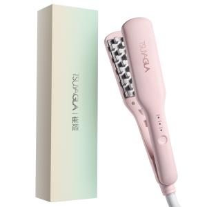 Щипцы для завивки / выпрямители для волос Corn Ironing Splints портативные, для домашнего использования MP 02 TSUYAGLA, розовый