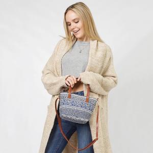 Племенной узор Сумка-тоут / Через плечо FASHNZFAB, синий