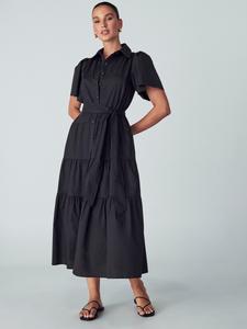 Платье-рубашка Willa, черный