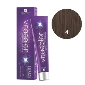 Краска для волос Vitacolor Gloss Tone On Tone B4, каштановый - 100 мл Fauvert
