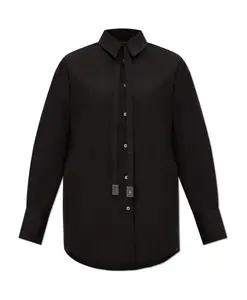 Рубашка с галстуком Fabiana Filippi, черный