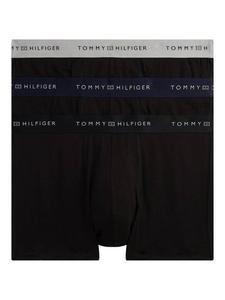 Трусы с металлизированной резинкой из хлопковой смеси Tommy Hilfiger, Pack of 3, Black/Multi