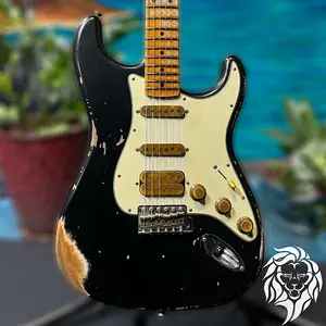 СКИДКА! Эксклюзив WildCat Fender Custom Shop Alley Cat Strat «Винтаж» Черный R130032