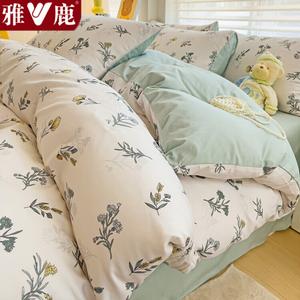 Yalu Пододеяльник 150х200 см из хлопка, комплект 1.5 м, ткань washed cotton