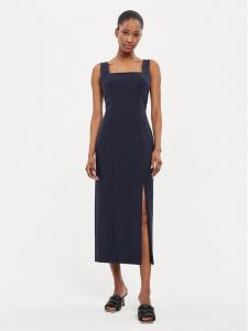 Платье на каждый день приталенного кроя Boss, синий