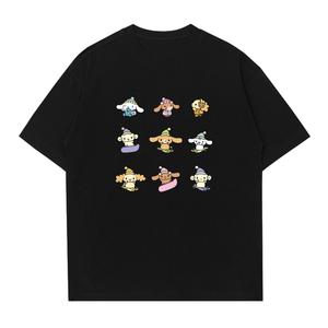 Футболка Unisex CINNAMOROLL Yugui Dog Sanrio, черный