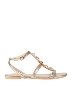 Сандалии Pregunta, золотой