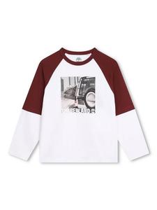 Детская футболка с логотипом в двух цветах Timberland, White/Multi