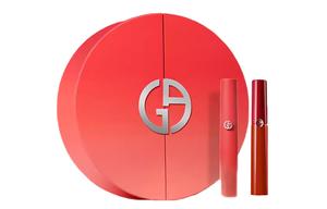 GIORGIO ARMANI Набор блеска для губ Redtube Double Tube Box в оттенке Velour Natural Complexion 6,5 мл*2